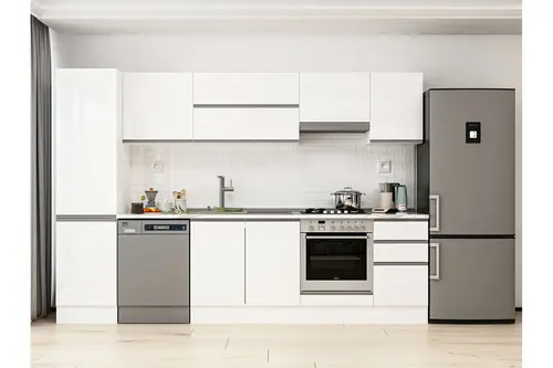 Alvinka 305X210 Cm Mutfak Dolabı, Mb E90B50S45 1 Beyaz Suntalam