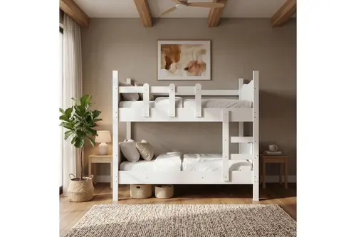 Baby Darling Cozy Merdivenli Ayrılabilen Ranza, 90X190 Cm