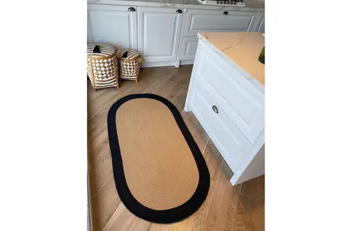 Halımax Milda Jüt Kilim 98, Çift Taraflı, Oval, 80X200