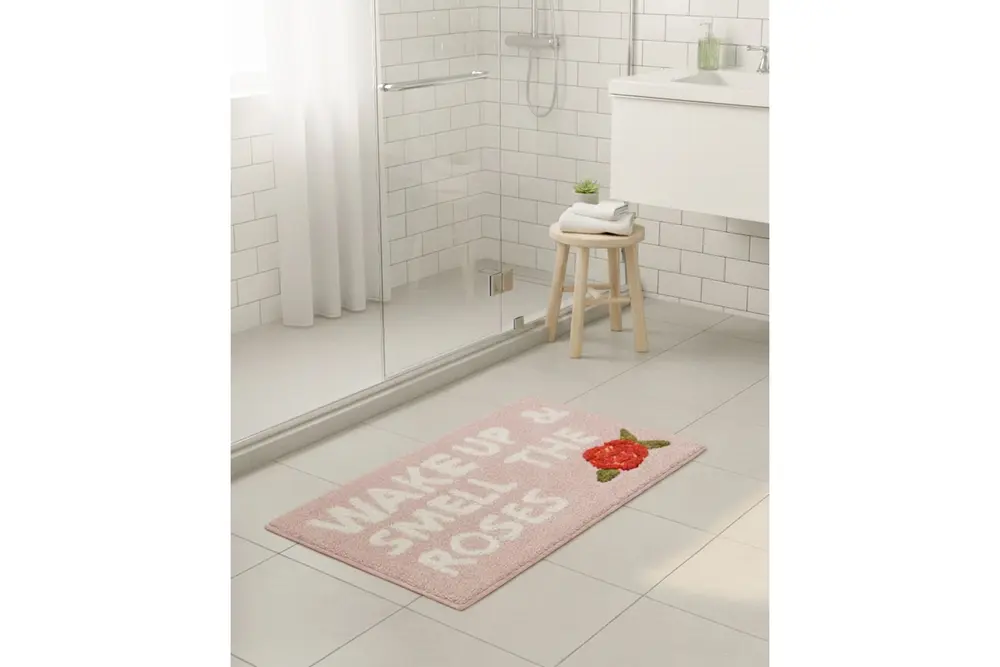 The Mia Wake Up And Smell The Roses Banyo Paspası, 60X100Cm