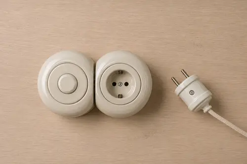 Auru İkili Priz+Dimmer Beyaz