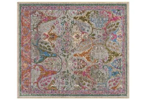 Spectrum Serisi Degrade İplik Silinebilir Vintage Premium Halı, 800 Renkli, 200X290