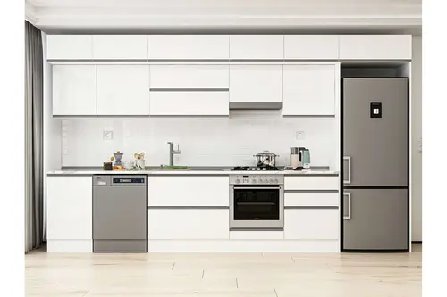 Alvinka 390X240 Cm Mutfak Dolabı, Mb E80S50S60 1 Beyaz Suntalam