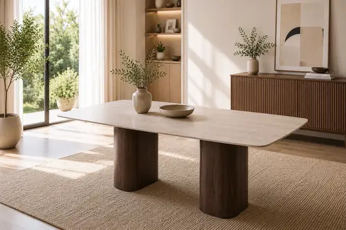 Basalt Seramik Yemek Masası