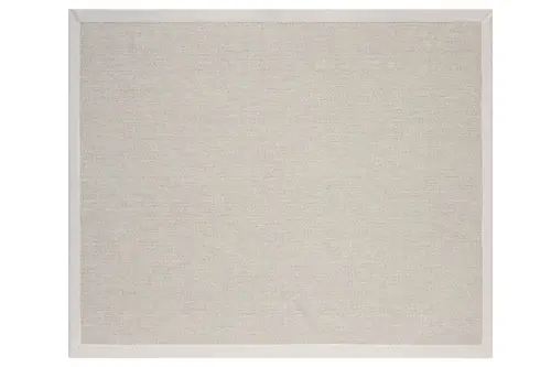 Bordürlü Hasır Dokulu Sisal Makine Halısı, Krem, 80X150
