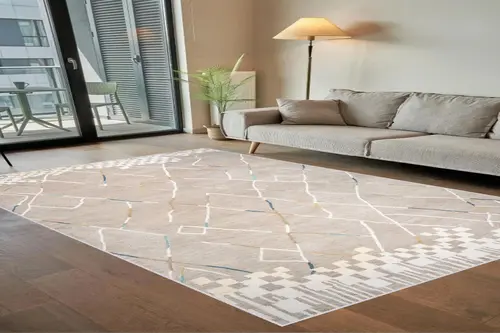 Dijital Baskı Yıkanabilir Halı, Lna0012 80X150 Cm