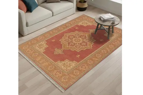 Klasik Motifli Dokuma Taban Halı, 411 Yng, 60X120 Cm