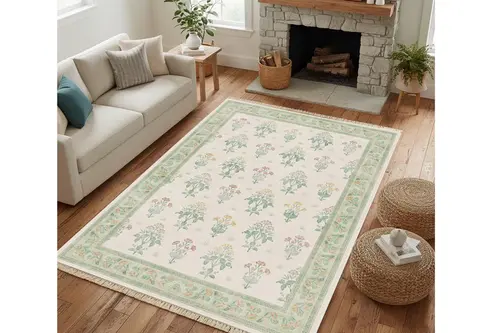Mini Buketler Dokuma Taban Halı, 575 Yng 80X150 Cm
