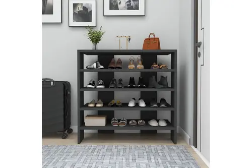 Sargel Raflı Modern Tasarım Ayakkabılık, Antrasit