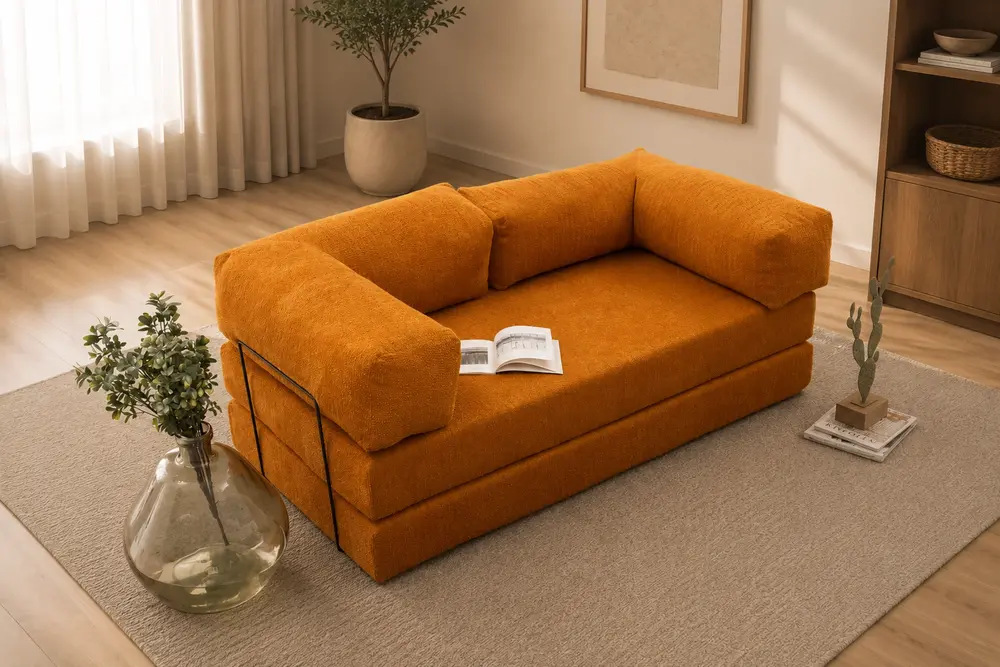Comfort Serisi Yataklı Üçlü Modül, Turuncu
