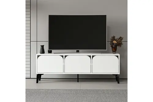 Lora Tv Ünitesi, Düz Beyaz