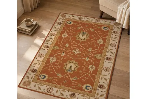 Bej Masal Dokuma Taban Halı, 641 Yng 80X150 Cm