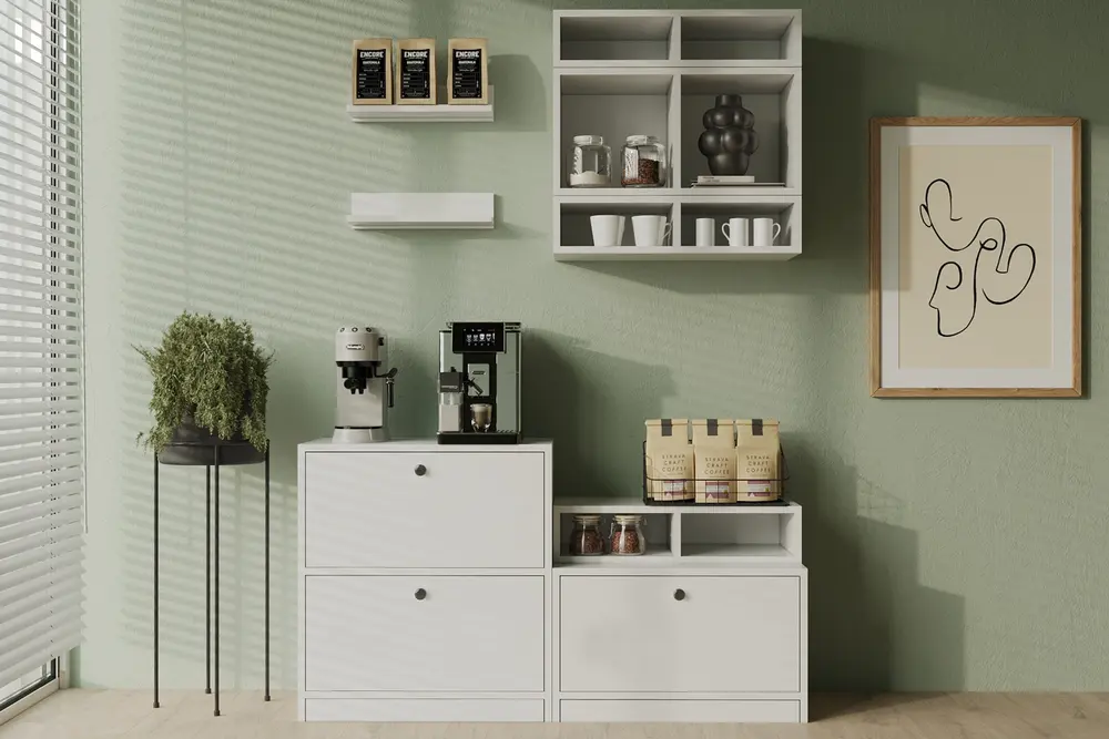 Bk Çok Amaçlı Dolap, Duvara Monte Raflı, Kbr