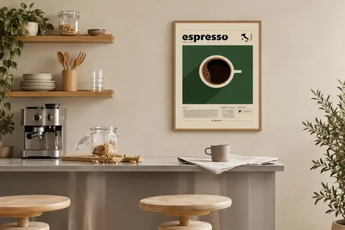Muyika Retro Espresso Tablo