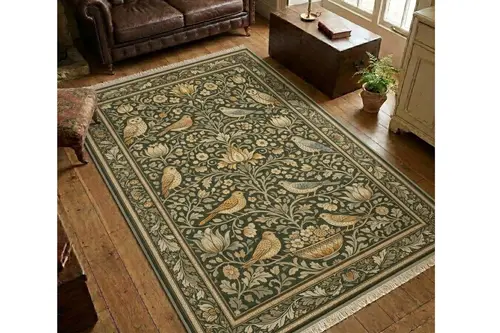 Bej Baykuş Dokuma Taban Halı, 578 Yng 80X150 Cm