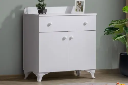 Elegant Çekmeceli 2 Kapaklı Şifonyer