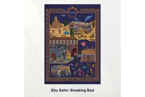 Miniaworks Ebu Zehir: Breaking Bad Kanvas Tablo 21X30