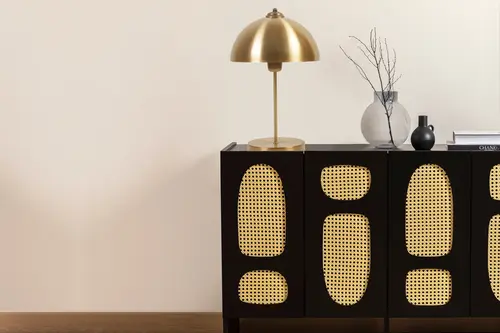 Lungo Eskitme Retro Başlıklı Masa Lambası