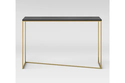 Soller Gold Metal Ahşap Dresuar Konsol
