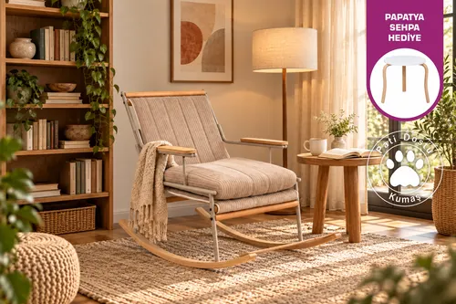 Bal Wellsoft Sallanan Koltuk, Vizon Naturel, Sütlükahve
