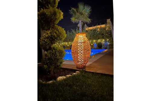 Özcan Aydınlatma Dış Mekan Solar Masa Lambası D40 X H72Cm, 4457-S09