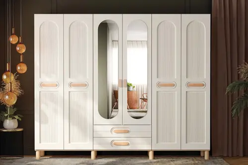 Zümrüt %100 Mdf Gardırop, Aytaşı, 6 Kapaklı