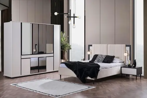 Mercan Yatak Odası Takımı, 6 Kapaklı