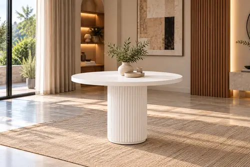 Ptt Dar Mutfak Masası, Beyaz, 90 Cm