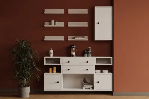Bk Çok Amaçlı Dolap, 3 Kapaklı, Mst