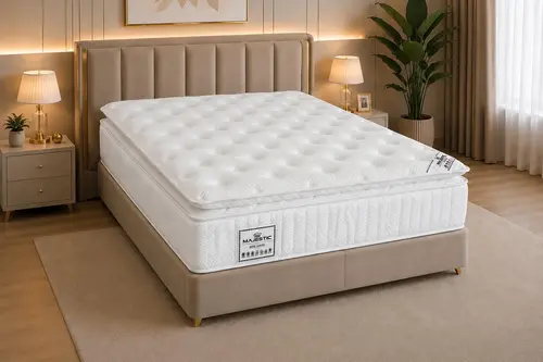 Prestij Torba Yaylı Sistem 32 Cm Pedli Yatak, Beyaz, 140X200