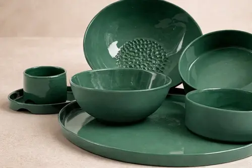 Mossy Yemek Takımı, Yeşil
