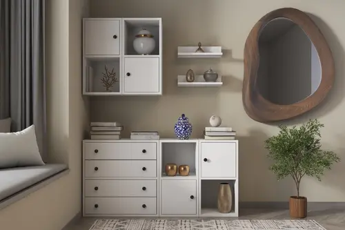 Bk Çok Amaçlı Dolap, 4 Kapaklı, Kbr