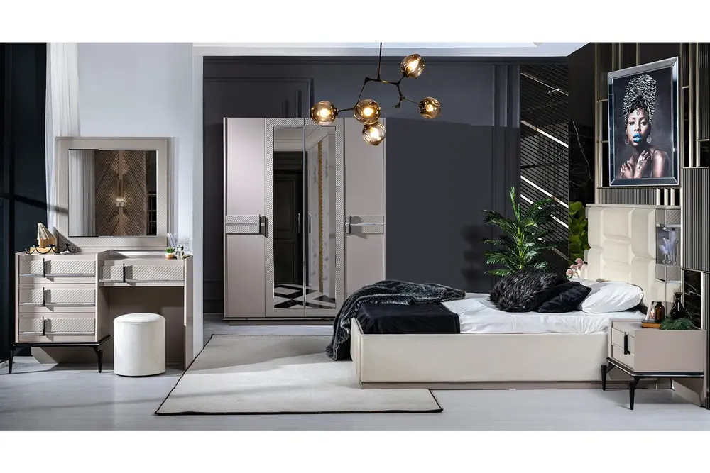 Safir Yatak Odası Takımı, 4 Kapaklı