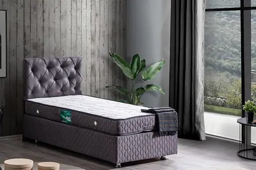Vita New Baza Başlık Ve Comfort Yatak, Antrasit, 90X200