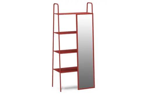 Lackboard Aynalı Kitaplık, Kırmızı