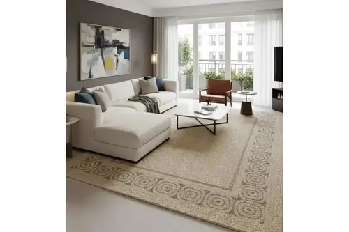 Merinos Halı Toronto Kahverengi Sisal Jütt Görünümlü Modern Halı 64076 178 80X300 Cm