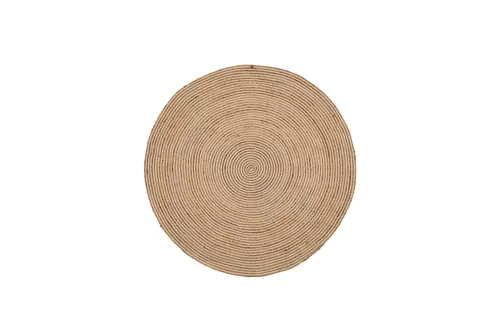 Natura Natural Jüt Yuvarlak Halı, 00008A, 90X90