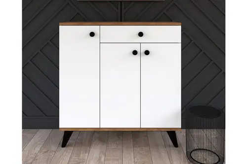 Paris Ayakkabılık, 3 Kapaklı, Beyaz