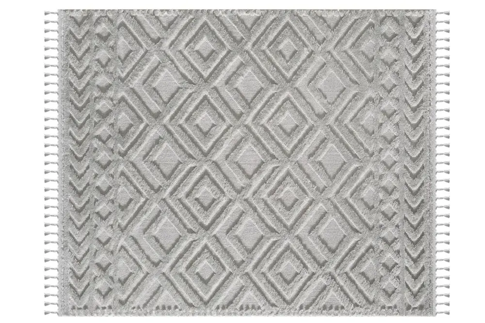 Elit Bukleli Yumuşak Peluş Post Shaggy Halı 0C830A, 80X150