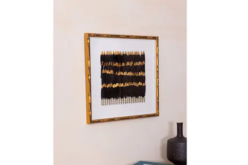 The Mia Flume Tablo, Siyah 60X60X4 Cm Tbl0097