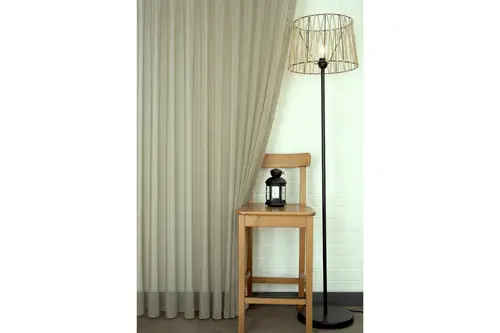 Massarelli Keten Tül Haki 1-3 Sık Pile 350X260