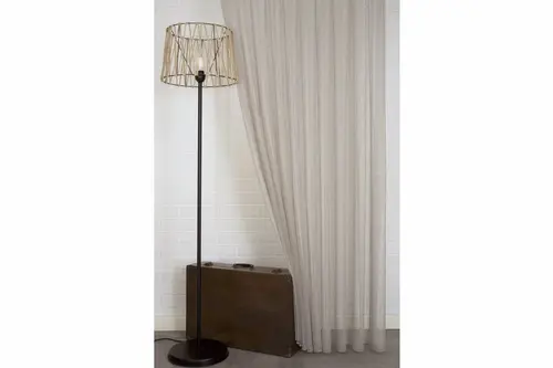 Çizgili Tül Açık Kahve 1-2,5 Orta Sık Pile 100X260