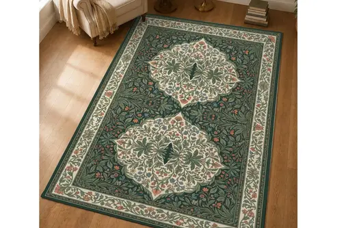 Sarmaşık Gözü Dokulu Dokuma Taban Halı, 704 Yng 80X150 Cm