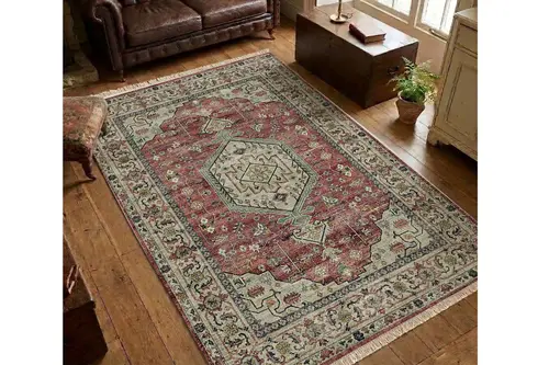 Antik Kapı Dokulu Dokuma Taban Halı, 671 Yng 80X150 Cm