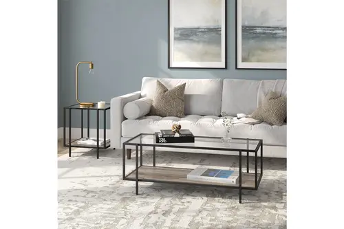 Adeline Orta Sehpa, Siyah, Metal