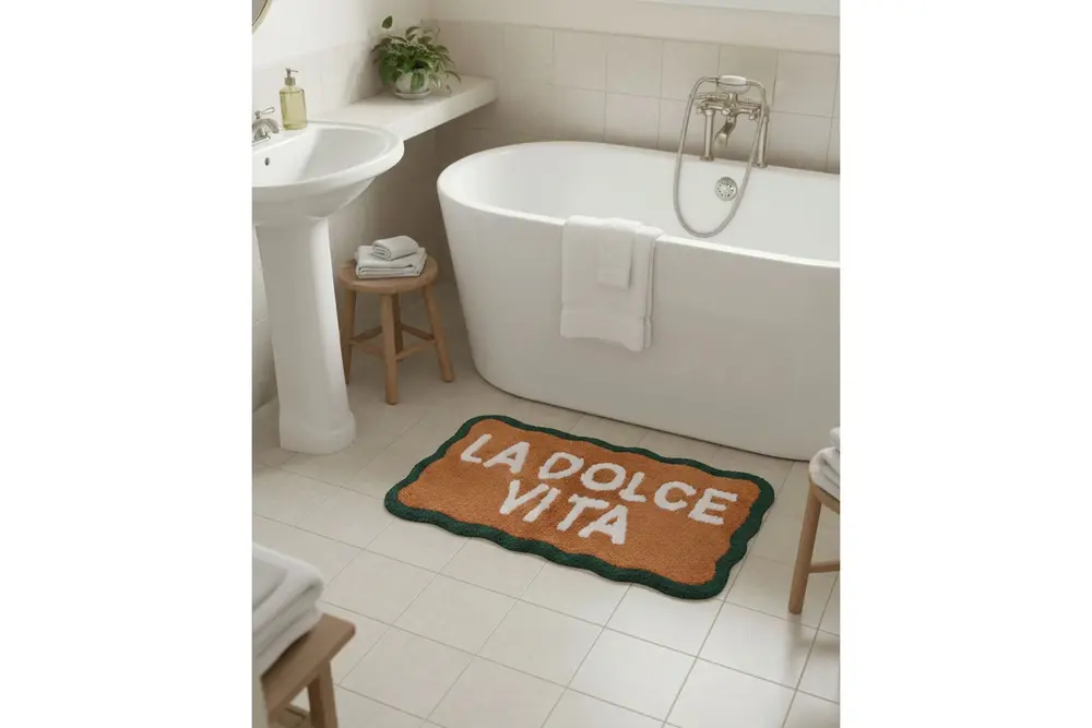 The Mia La Dolce Vita Banyo Paspası, 60X100 Cm