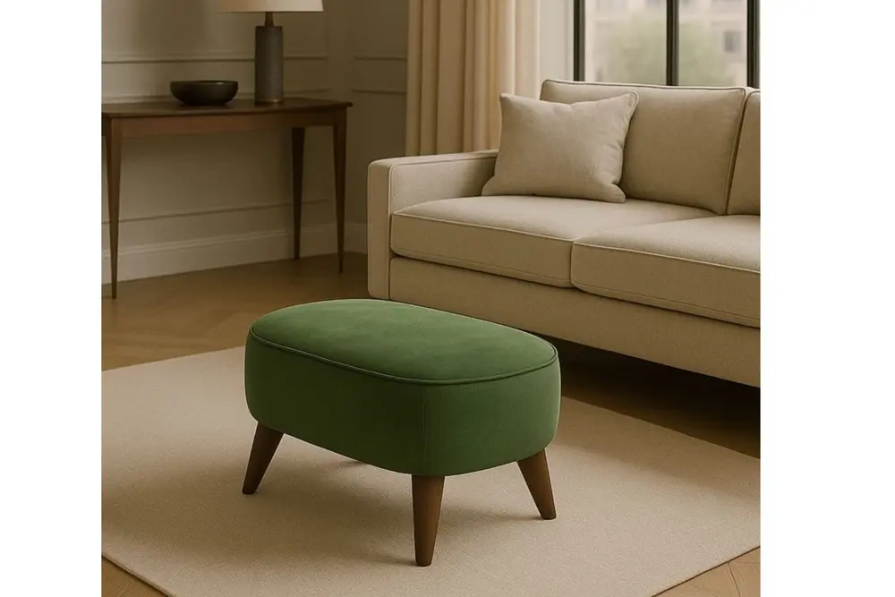 Tubihome Oval Puf, Yeşil
