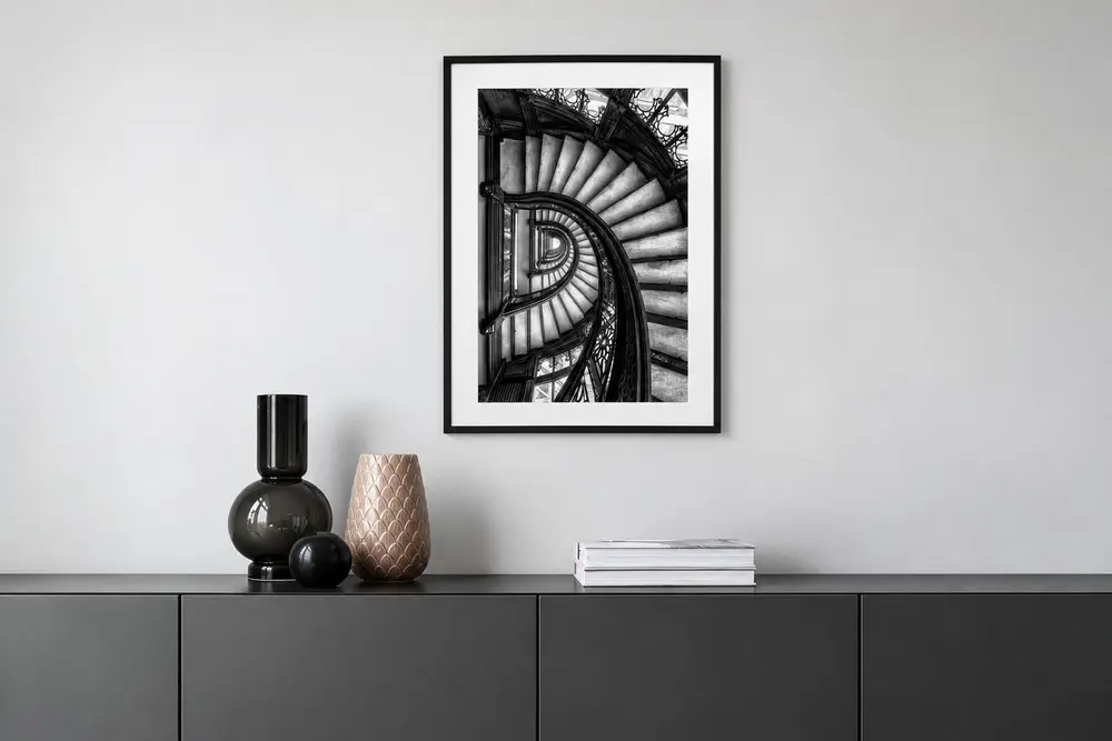 Muyika Spiral Merdiven Tasarım Tablo