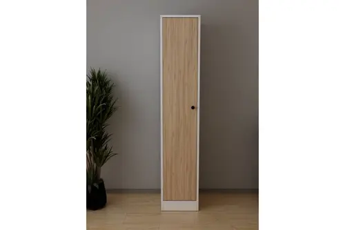 Harmony Mutfak Kiler Dolabı Banyo 5 Raflı Çok Amaçlı Dolap Beyaz Atlantik Çam