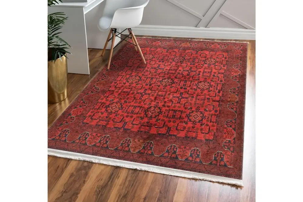 Markaev Kilim, Klasik, Kırmızı, 80X150